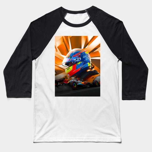 Oscar Piastri 2023 Baseball T-Shirt by F1LEAD